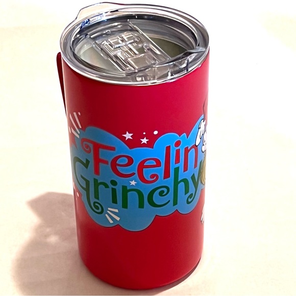 Dr. Seuss 2022 Edition Grinch Feelin Grinchy Stainless Steel Insulated Mug Red - Picture 3 of 8